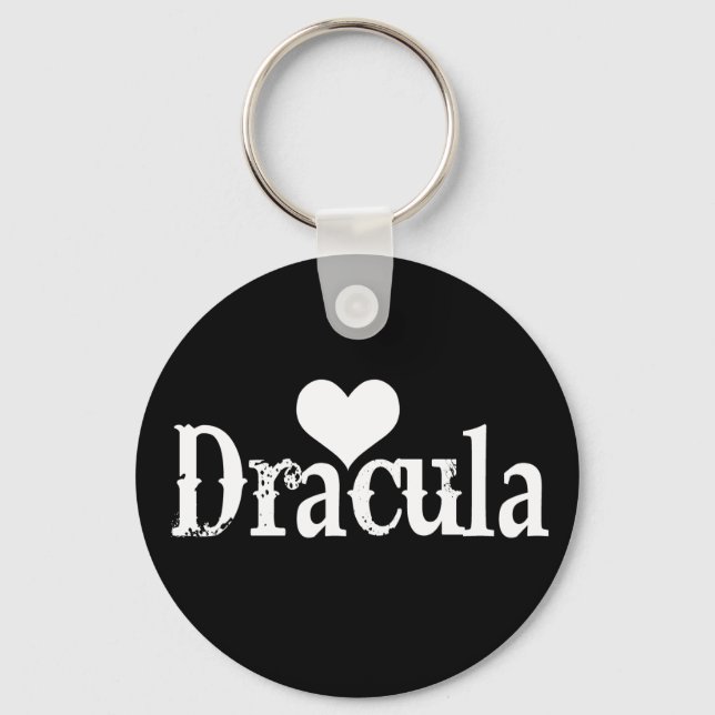 Porte-clés Coeur (amour) Dracula (Recto)