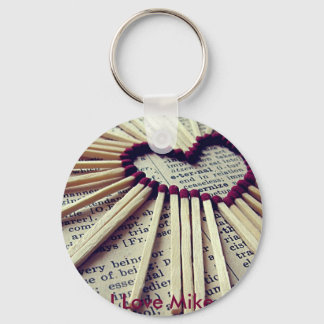 Porte-clés Coeur amour éternel