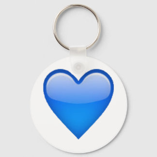 Porte-clés Coeur bleu - Emoji