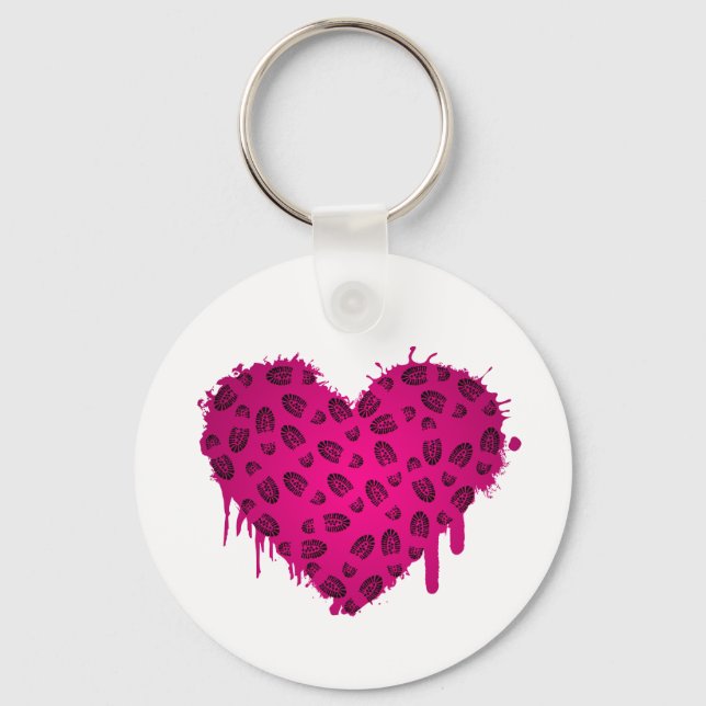 Porte-clés coeur d'amorce (Recto)
