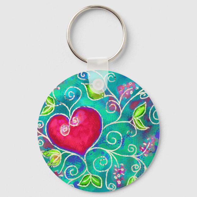 Porte-clés Coeur d'amour (Recto)