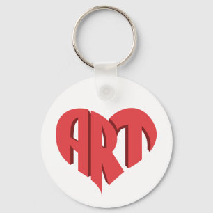 Porte-clés Coeur d'art