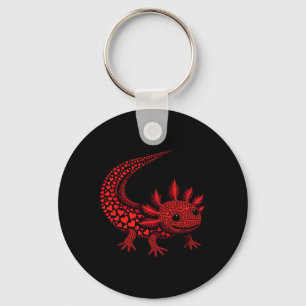 Porte-clés Cœur de Axolotl Mignon Enfants Hommes Femmes Saint