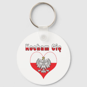 Porte-clés Coeur de l'aigle Kocham Cie