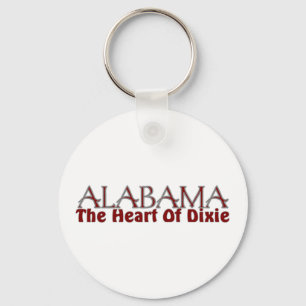 Porte-clés Coeur de l'Alabama des porte - clés de Dixie