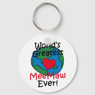 Porte-clés Cœur de MeeMaw le plus Grand au Monde