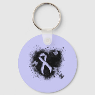 Porte-clés Coeur de pontage du ruban périphérique