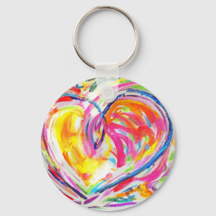 Porte-clés Coeur de porte - clé de joie
