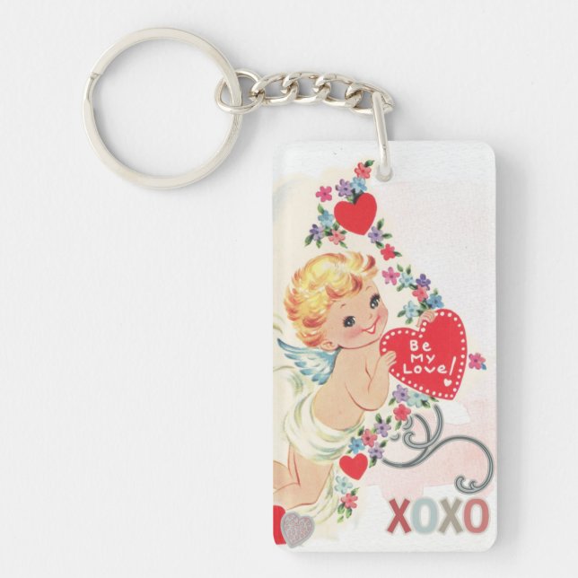 Porte-clés Coeur de rouge de xoxo d'ange (Devant)