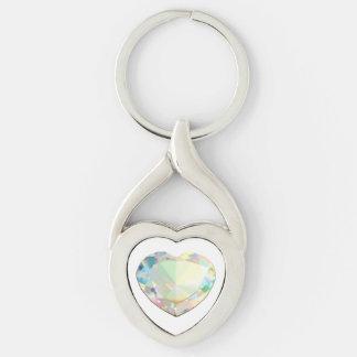 Porte-clés Coeur diamant