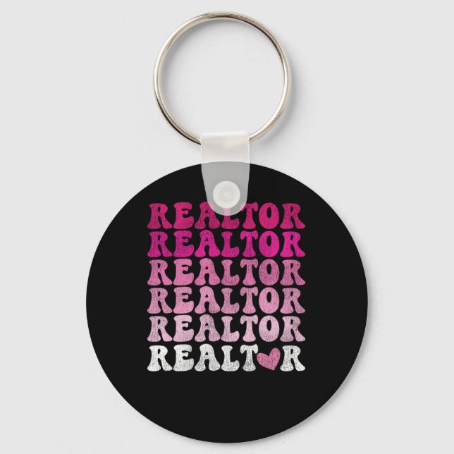 Porte-clés Coeur du réaltor (Recto)