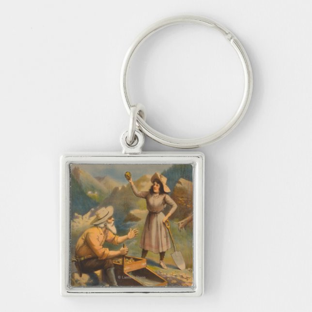 Porte-clés Coeur du Théâtre minier du Klondike (Devant)