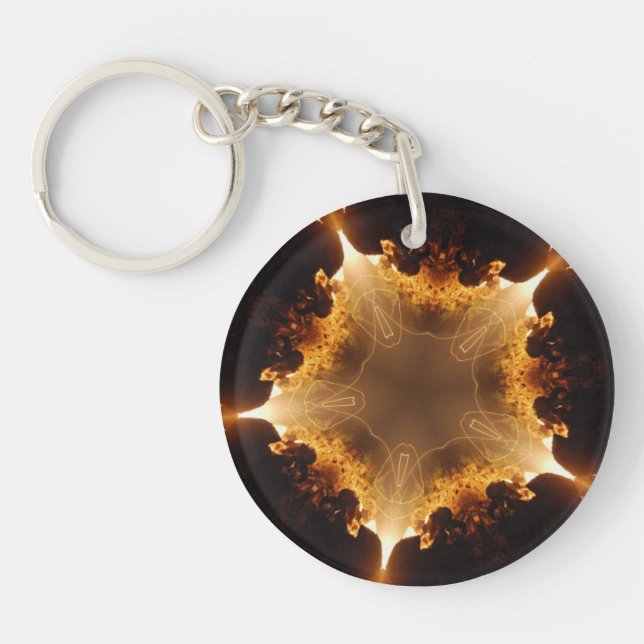 Porte-clés Coeur foncé (Devant)