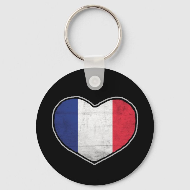 Porte-clés Coeur français (Recto)
