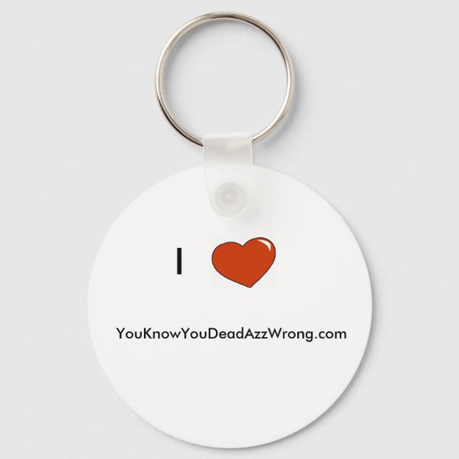 Porte-clés coeur, I, YouKnowYouDeadAzzWrong.com (Recto)