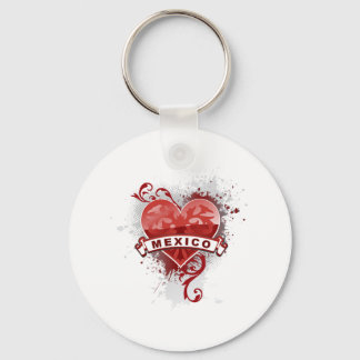 Porte-clés Coeur Mexique