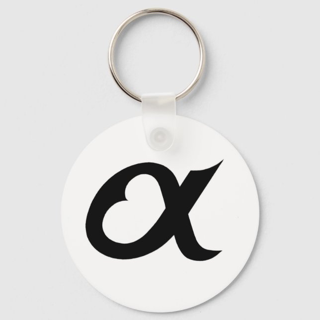 Porte-clés coeur noir (Recto)