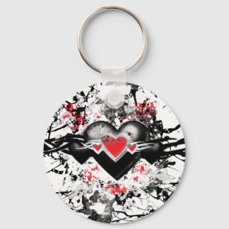 Porte-clés Coeur noir