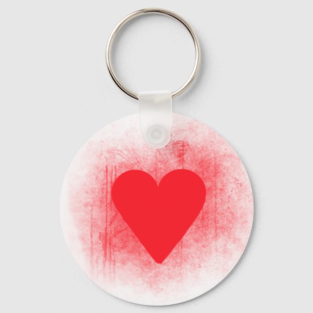 Porte-clés Coeur rouge (Recto)