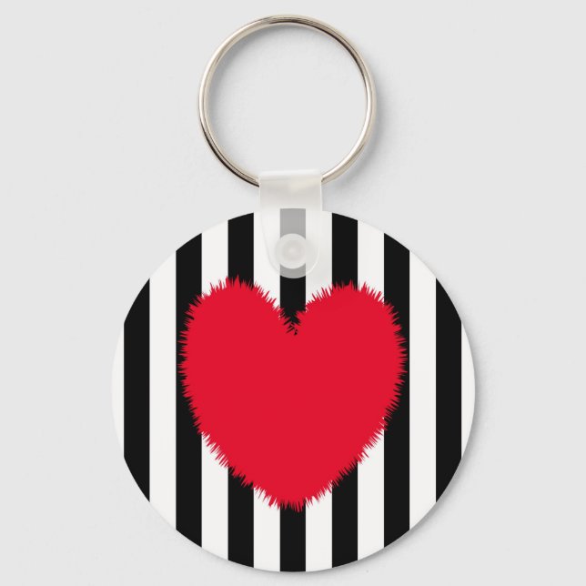 Porte-clés Coeur rouge (Recto)
