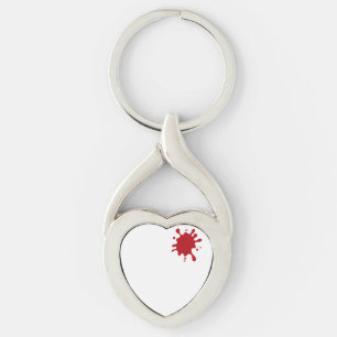 Porte-clés Cœur Rouge Tomate Cadeau – Personnalisa