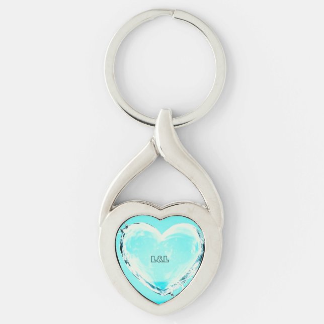 Porte-clés Coeur tordu porte - clé (Devant)