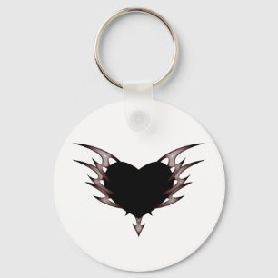 Porte-clés coeur tribal