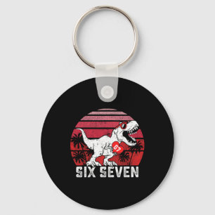 Porte-clés Cœurs 67 Saint Valentin 67 Meme Six Sept 6 7 T-