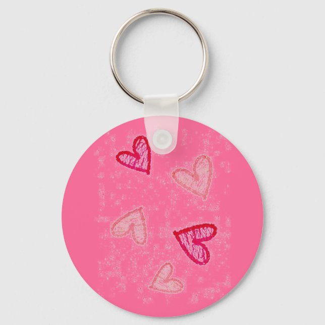 PORTE-CLÉS COEURS DE VALENTINE (Recto)