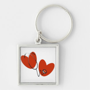 Porte-clés Coeurs et T-shirts et cadeaux de stéthoscope