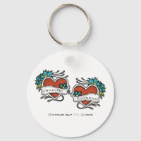Coeurs tatoués, Mariage graphique de tatouage