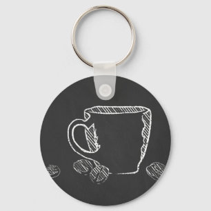 PORTE-CLÉS COFFEE CUP CHALK