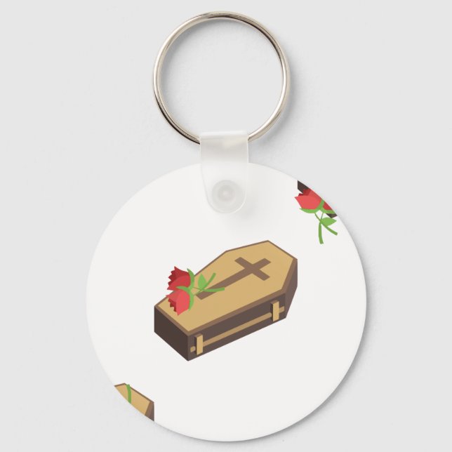Porte-clés coffin emojis (Recto)