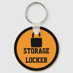 Porte-clés Coffre de stockage Orange