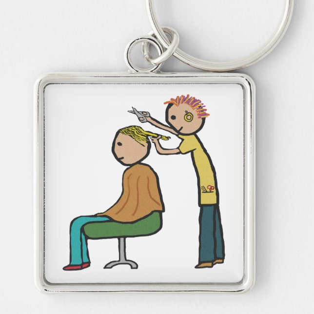 Porte-clés Coiffeur (Devant)