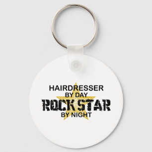 Porte-clés Coiffeur Rock Star par nuit