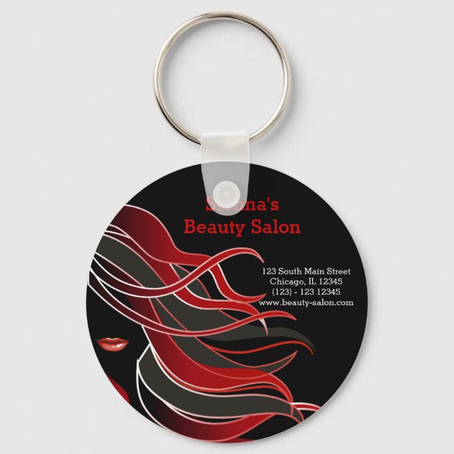 Porte-clés Coiffeuse (Recto)