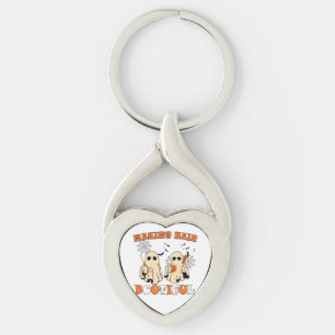 Porte-clés Coiffure drôle Fantôme Coiffeur Halloween