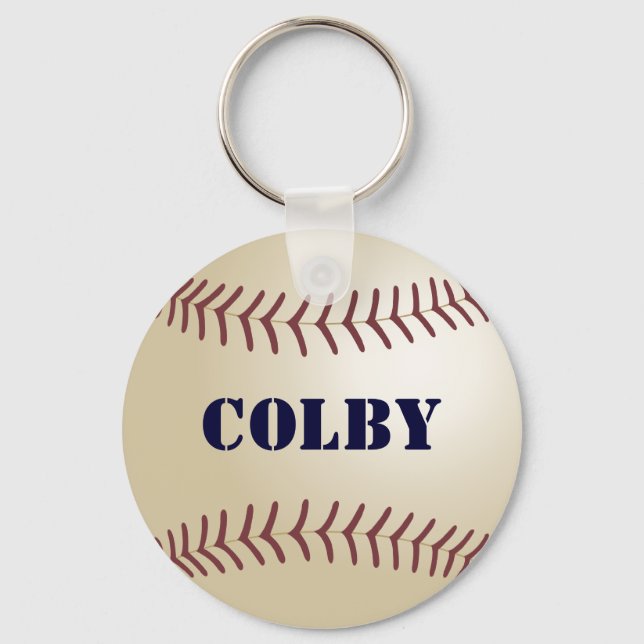 Porte-clés Colby Baseball Keychain par 369MyName (Recto)