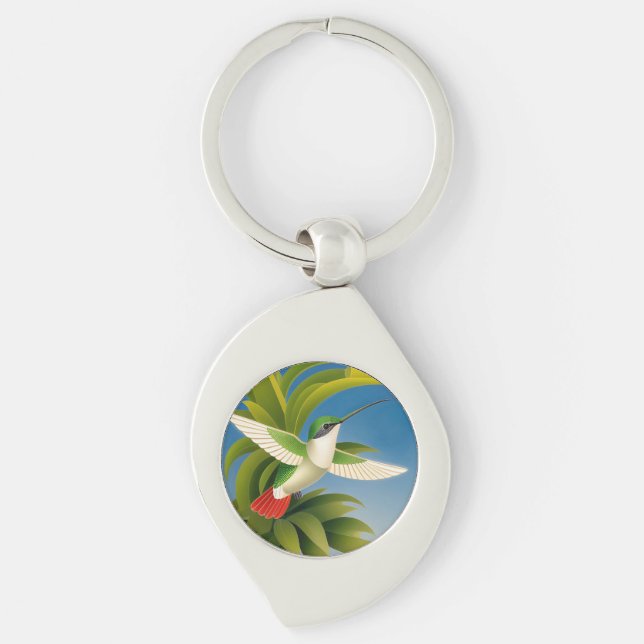 Porte-clés Colibri moderne (Devant)