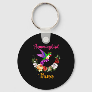 Porte-clés Colibri nana floral oiseau nœud papillon amant mèr