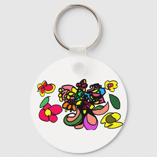 Porte-clés Colibri se détendre printemps (Recto)