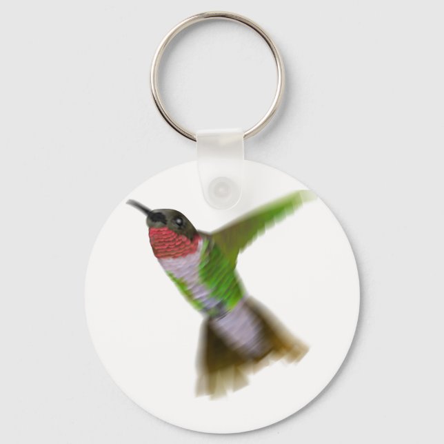 Porte-clés Colibri volant (Recto)