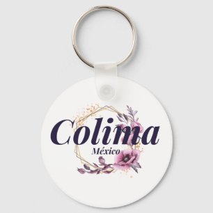 Porte-clés Colima Mexique Destination Voyage Bridesmaid Flora