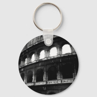 Porte-clés Colisée noire blanche Empire romain