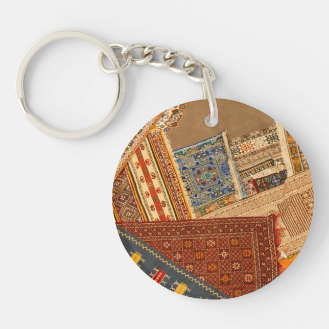 Porte-clés Collage de tapis en gros plan (Devant)