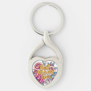 Porte-clés Collection Cadeau Floral Moderne