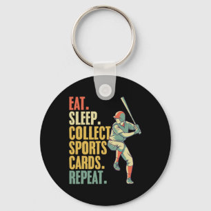 Porte-clés Collection de cartes de sport Esquisse Vendre Coll