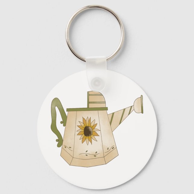 Porte-clés Collection de jardins ・ Arrosage Can Tournesol (Recto)