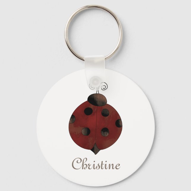 Porte-clés Collection de jardins ・ Ladybug (Recto)